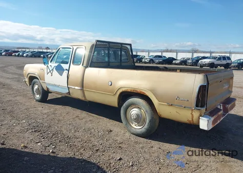1975 Dodge D150 from USA, damaged, VIN D27BF5S006546